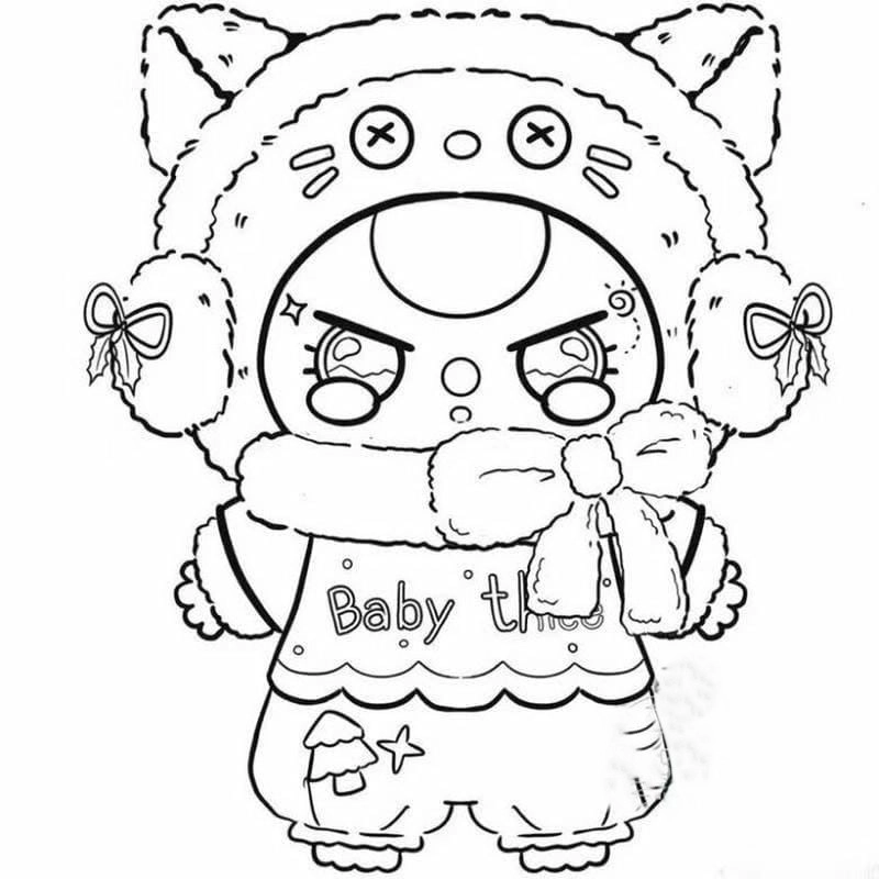 Bé yêu thích ngay tranh tô màu baby three v3 dễ thương