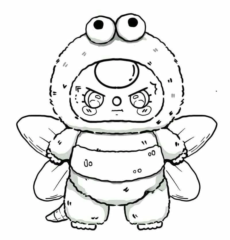 Thỏa sức sáng tạo với tranh tô màu baby three mắt nước