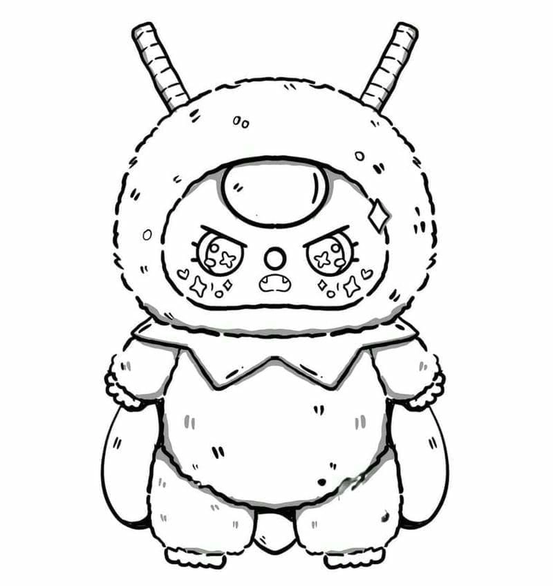 Khám phá nét đẹp tranh tô màu baby three gương lấp lánh