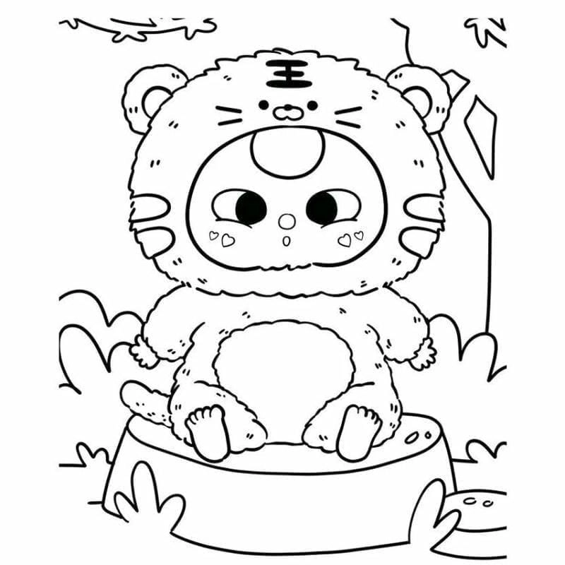 Bé học màu qua tranh tô màu baby three hoa quả sinh động