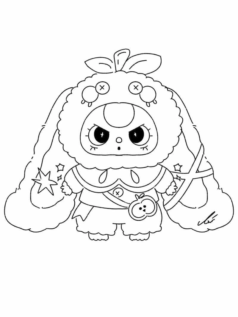 Bé thích tranh tô màu baby three capybara cực dễ thương