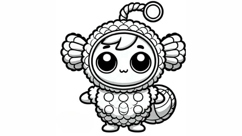 Thử ngay hải sản tranh tranh tô màu baby three hải sản