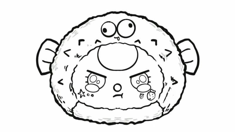 Bé thích vẽ tranh tô màu vẽ tranh tô màu baby three hải sản