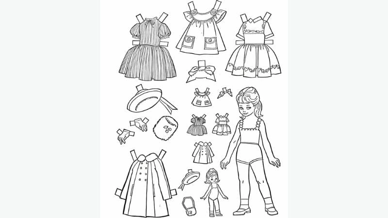 Thử ngay bê chibi cute bê chibi cute tranh tô màu búp bê giấy thay đồ ngộ nghĩnh