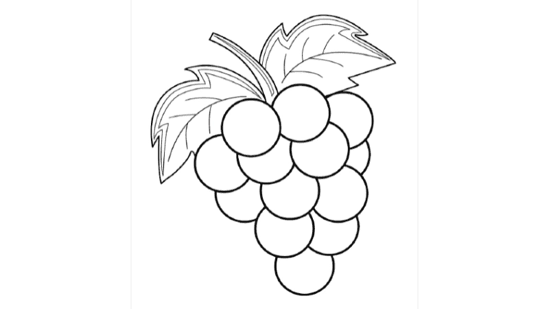 Mẫu tranh tô màu cho bé 2 tuổi đơn giản