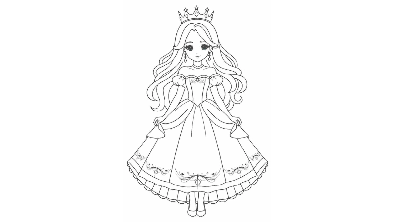 Tải bộ tranh tô màu cho bé gái 7 tuổi