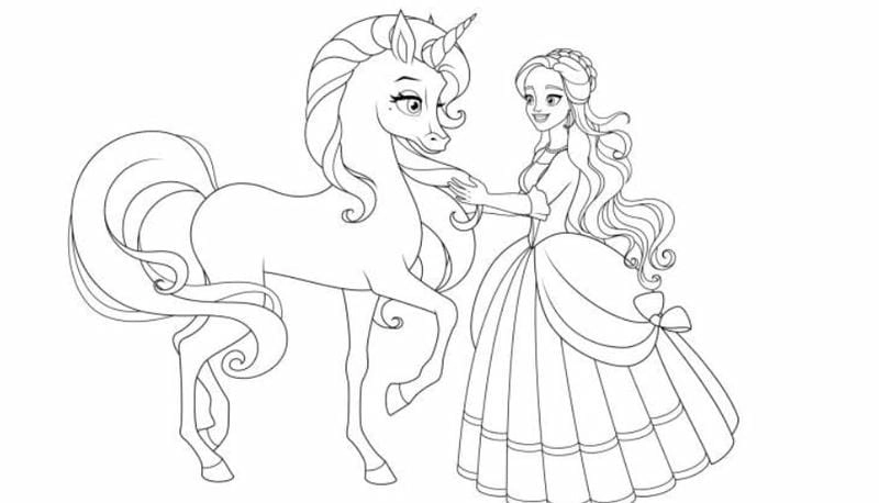 Nhanh tay tải tranh tô màu cho bé gái đa dạng và đẹp mắt