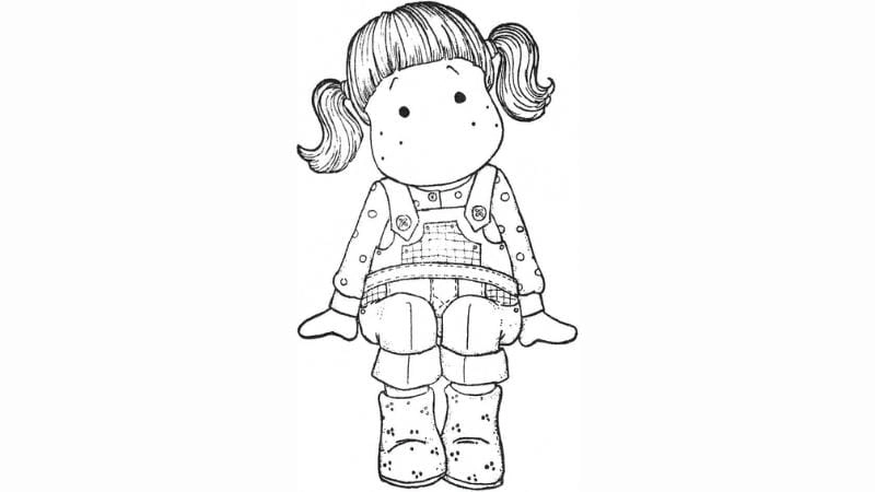 Tranh tô màu cho bé gái với hình ảnh công chúa cực kỳ đáng yêu