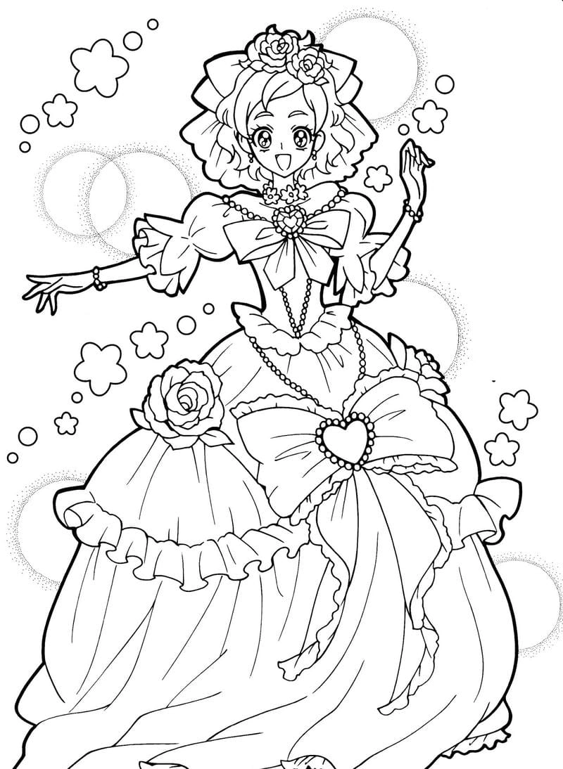 Cùng tô anime tranh tô màu cho bé gái 10 tuổi đầy cuốn hút