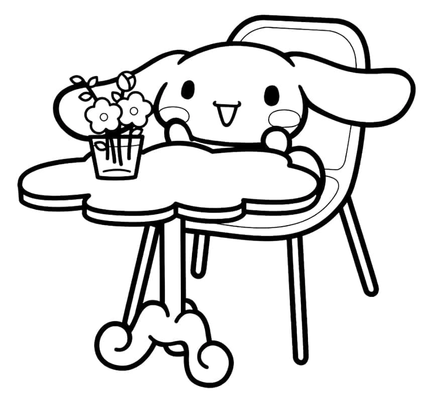 Khám phá kiểu tranh tô màu cinnamoroll còn người lạ mắt