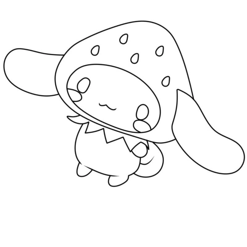 Thử ngay tranh tô màu vẽ cinnamoroll để bé luyện kỹ năng tô màu