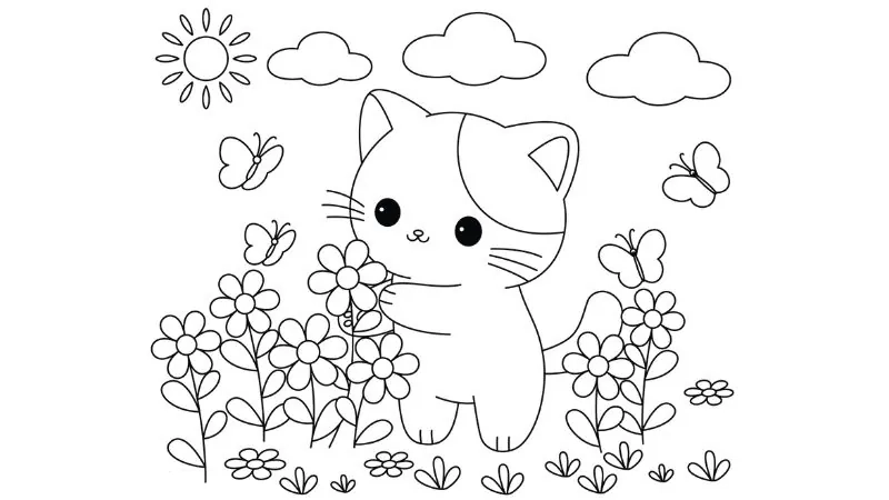 Khám phá thế giới tranh tô màu con vật nuôi trong nhà