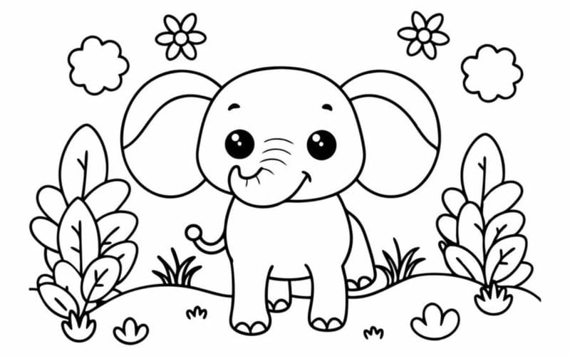 Luyện tay cho trẻ với mầm non tranh tô màu con vật