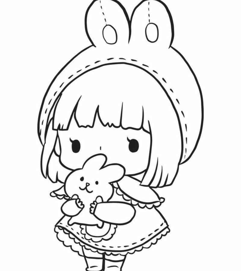 Tuyển chọn tranh tô màu công chúa anime đẹp nhất cho bé