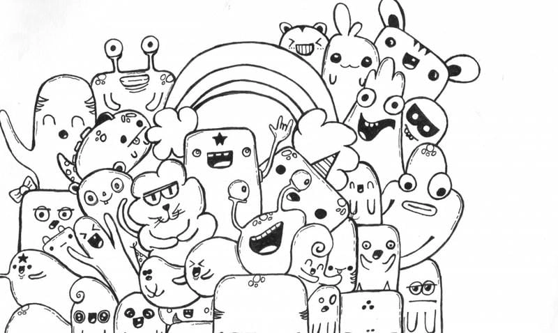 Tranh tô màu nhiều chi tiết cute giúp bé luyện sự tập trung