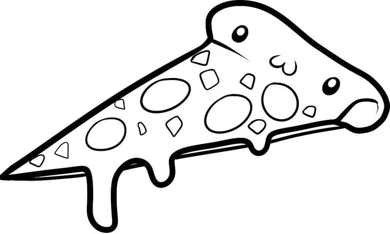 Bộ sưu tập tranh tô màu đồ ăn dễ thương cực chất