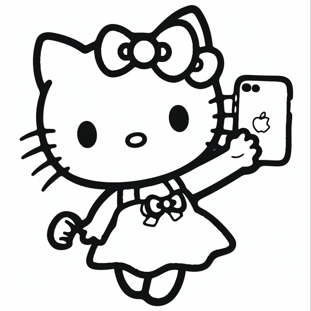 Khơi gợi sáng tạo với tô màu hello kitty dễ thương cho bé