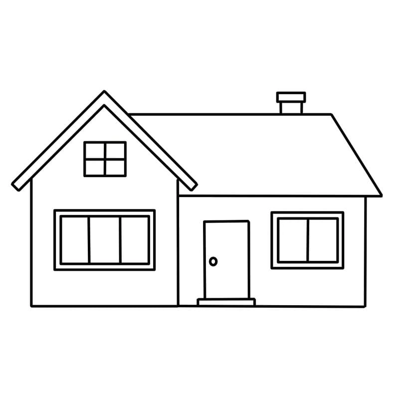 Tô màu văn hóa với tranh tô màu ngôi nhà sàn độc đáo