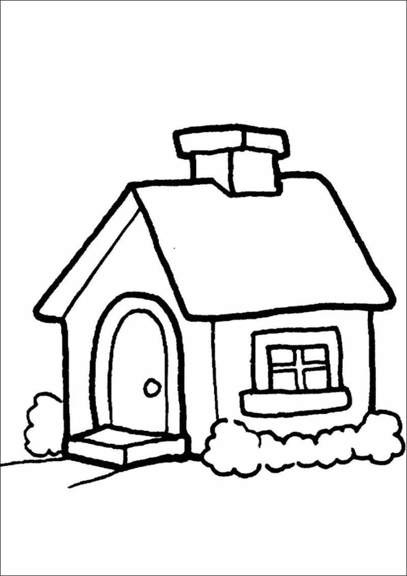 Gợi ý bộ tranh tô màu ngôi nhà giáng sinh siêu lung linh cho bé