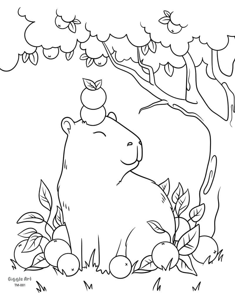 Tải và in hình tô màu sticker cute đẹp rõ nét