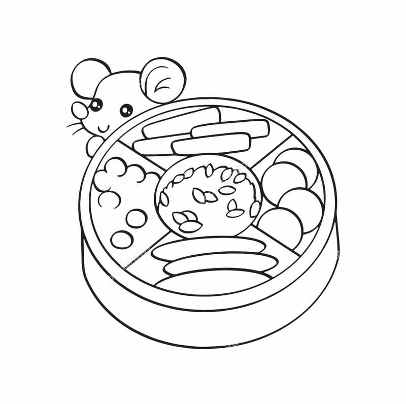 Tranh tô màu tết 2025 cho bé học mà chơi