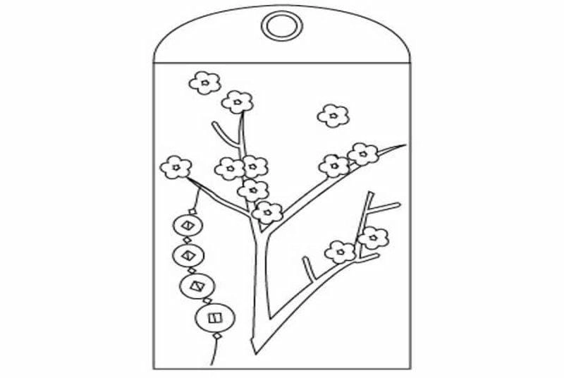Tranh tô màu tết nguyên đán 2025 đậm đà truyền thống