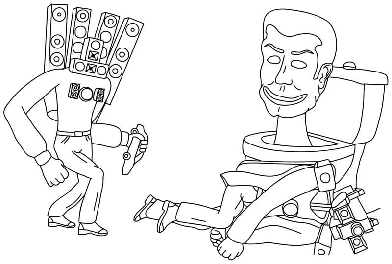 Bé nào cũng mê tivi tranh tô màu titan cameraman v2 độc đáo