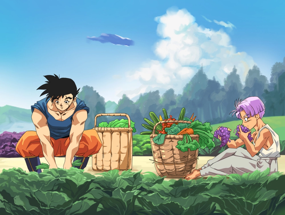 Trunks and Gohan kết nối giữa thế hệ cũ và mới