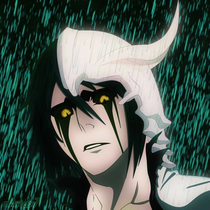 Ulquiorra pfp góc nhìn u tối trong ánh sáng lửa