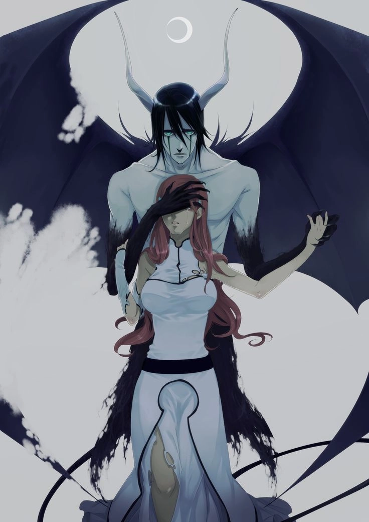 Orihime x Ulquiorra ánh nhìn dịu dàng trong bóng tối
