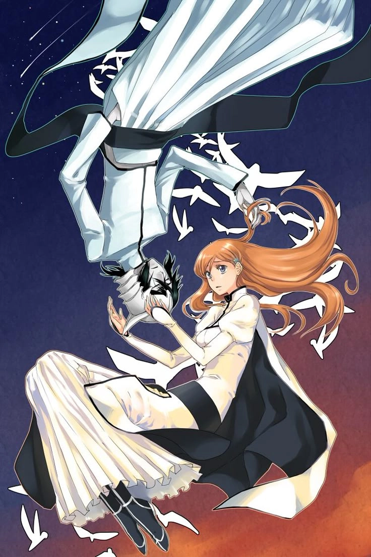Orihime Inoue and Ulquiorra khoảnh khắc tĩnh lặng