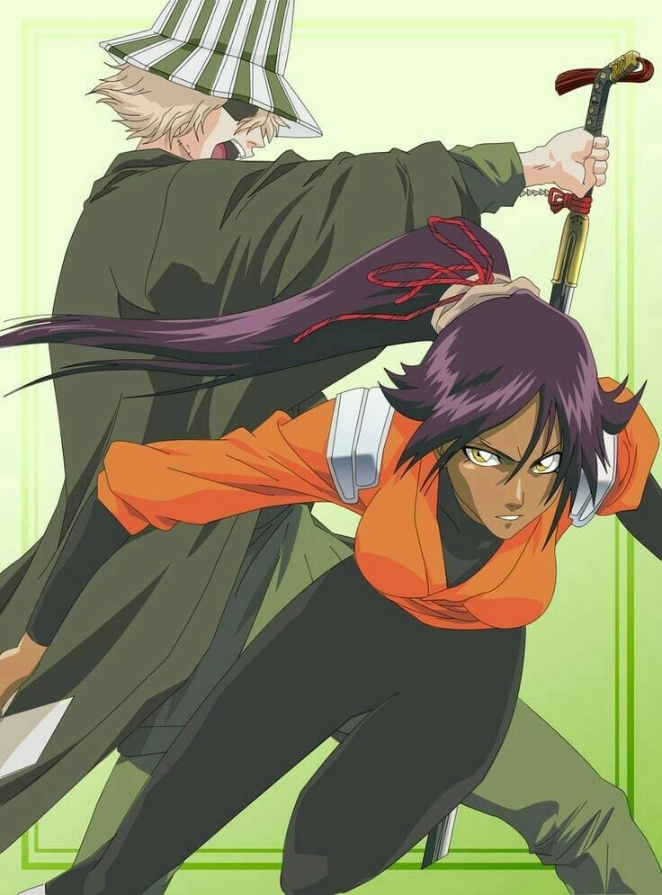 Urahara and Yoruichi gắn bó như hình với bóng