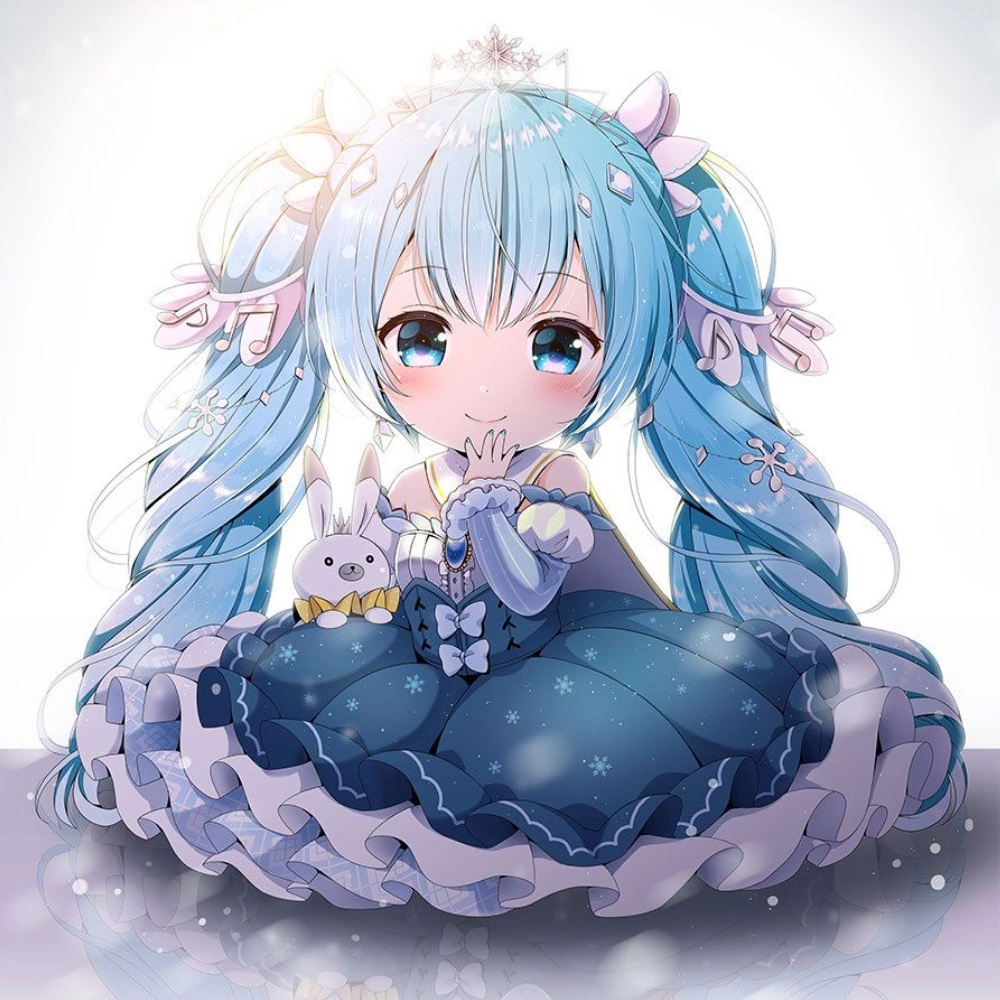 Gợi ý mẫu vẽ tóc chibi nữ đáng yêu dễ học