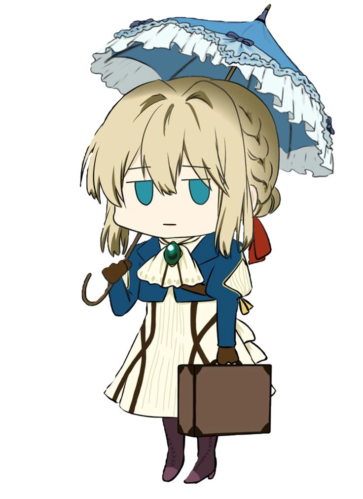 Violet chibi ngọt ngào phá vỡ hình tượng nghiêm trang