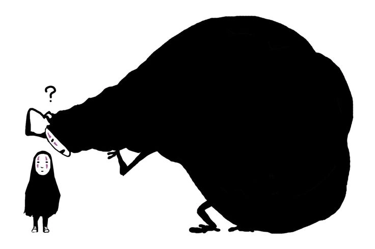 Vẽ Vô Diện cute là chủ đề yêu thích của fan Ghibli