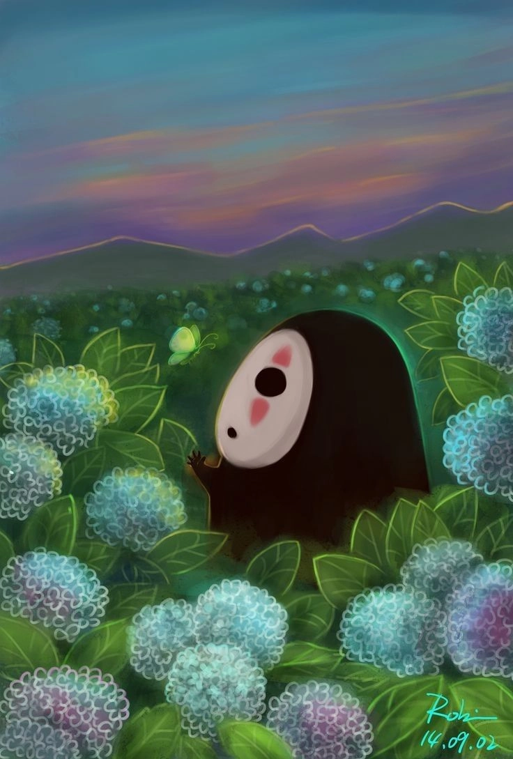 Hình Vô Diện dễ thương khiến người xem xúc động nhẹ nhàng