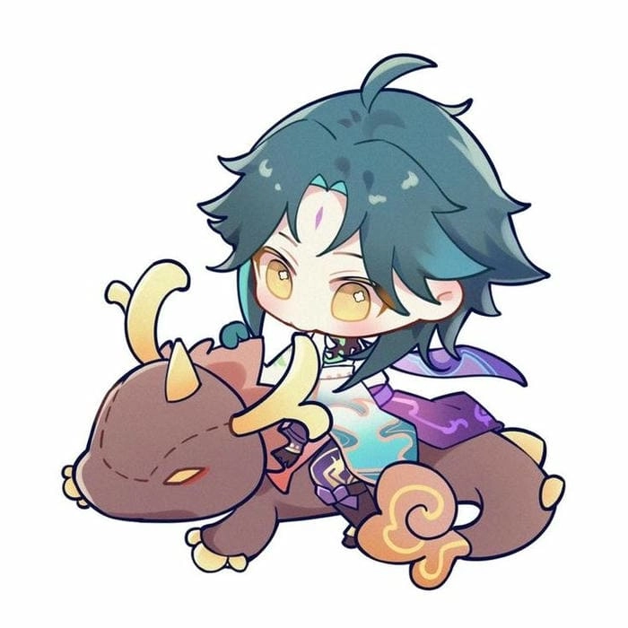 Ngắm ngay xiao chibi genshin impact siêu dễ thương