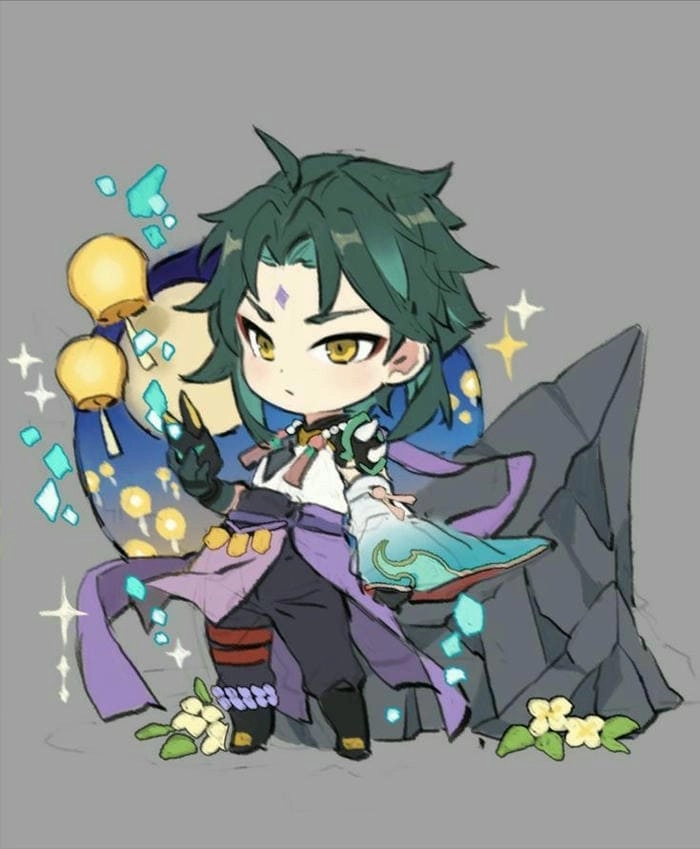 Tải bộ xiao chibi stickers siêu đáng yêu