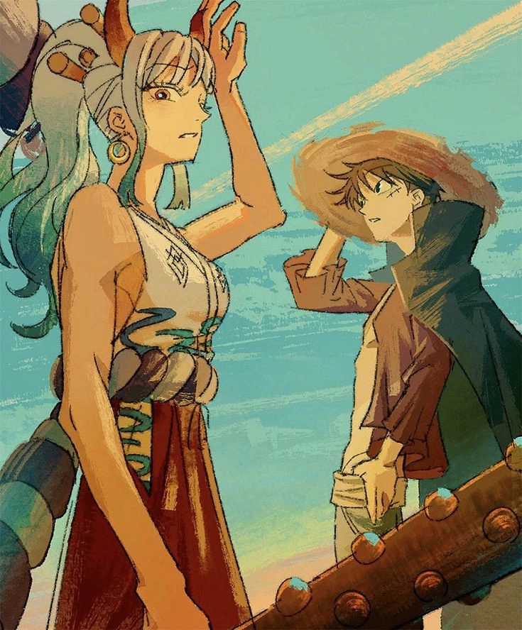 Luffy x Yamato mối liên kết fan thích thú