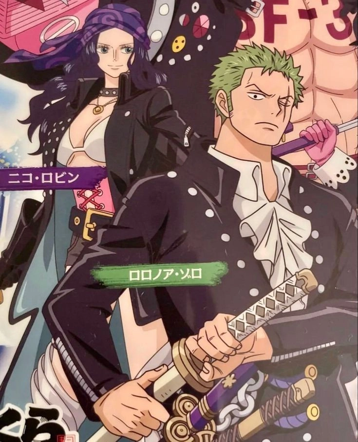 Roronoa Zoro and Nico Robin mối liên kết đầy ẩn ý