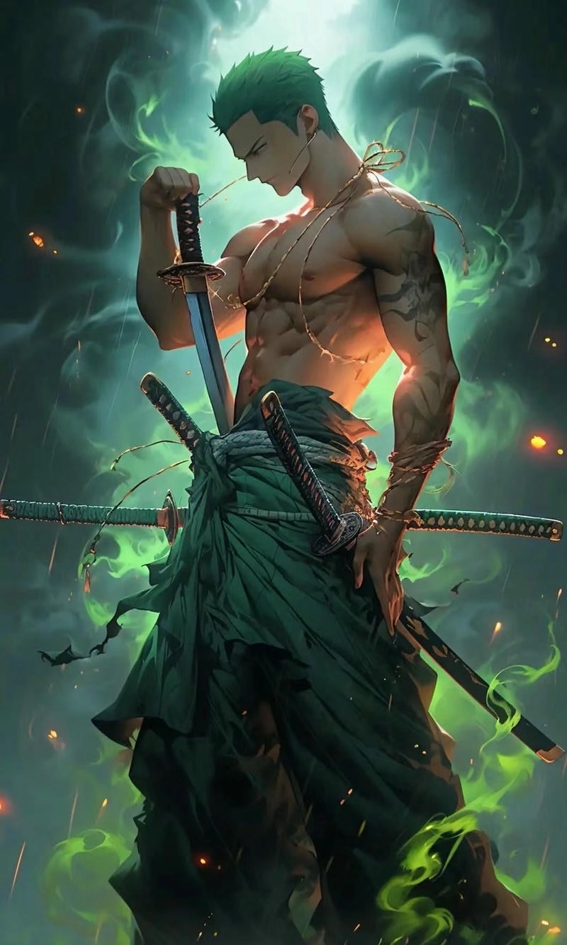 Zoro hồi nhỏ thời thơ ấu đầy ý chí chiến đấu