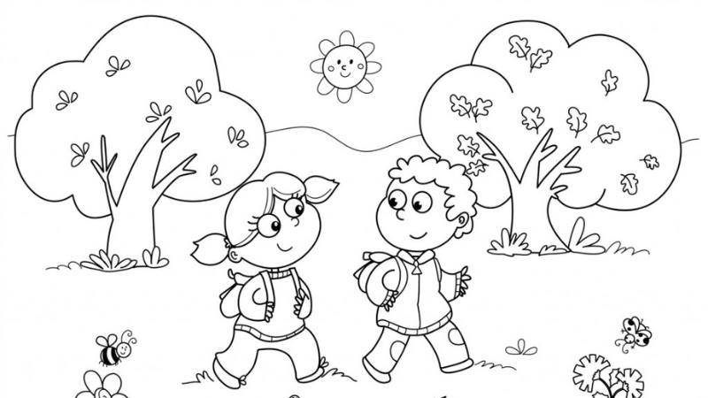  Tranh tô màu bạn trai bạn gái đẹp dễ thương cho mọi lứa tuổi 