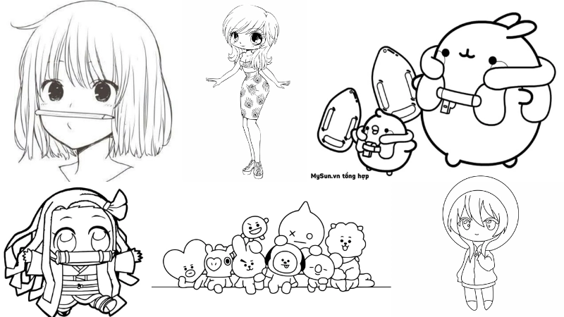  Bộ sưu tập tranh tô màu chibi anime đẹp nhất 2025 