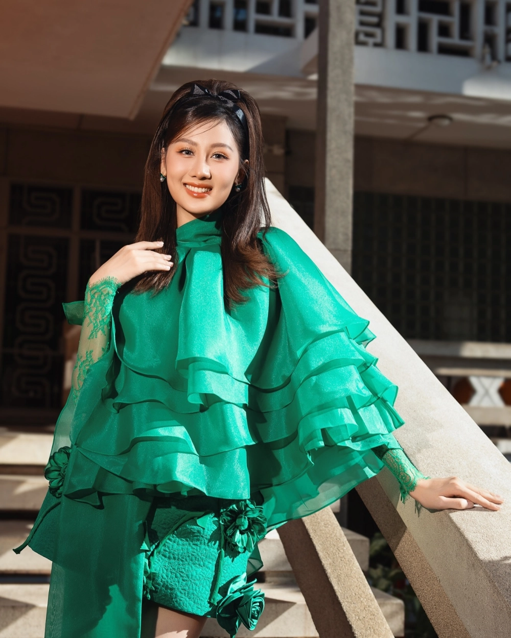 Bức ảnh hiếm hoi về gia đình hoa hậu Quế Anh