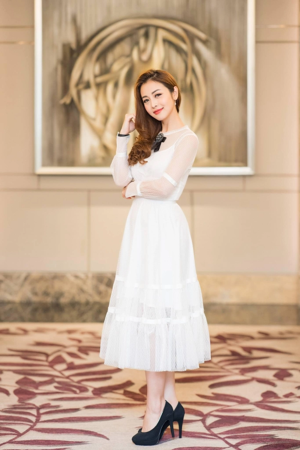 Phong cách trẻ trung của Jeanette Pham ngoài đời