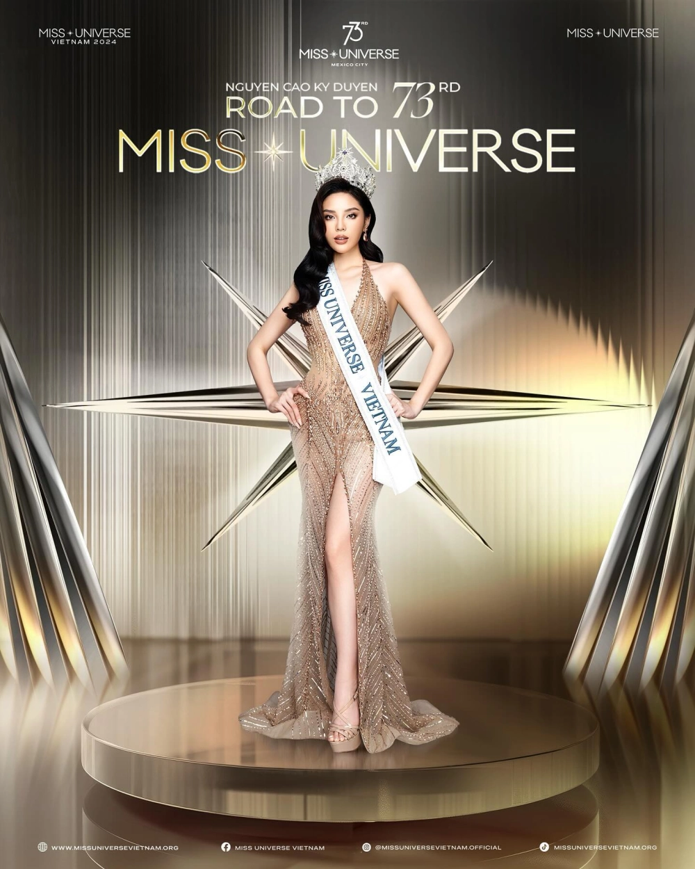 Giây phút tỏa sáng của hoa hậu Nguyễn Cao Kỳ Duyên 2014