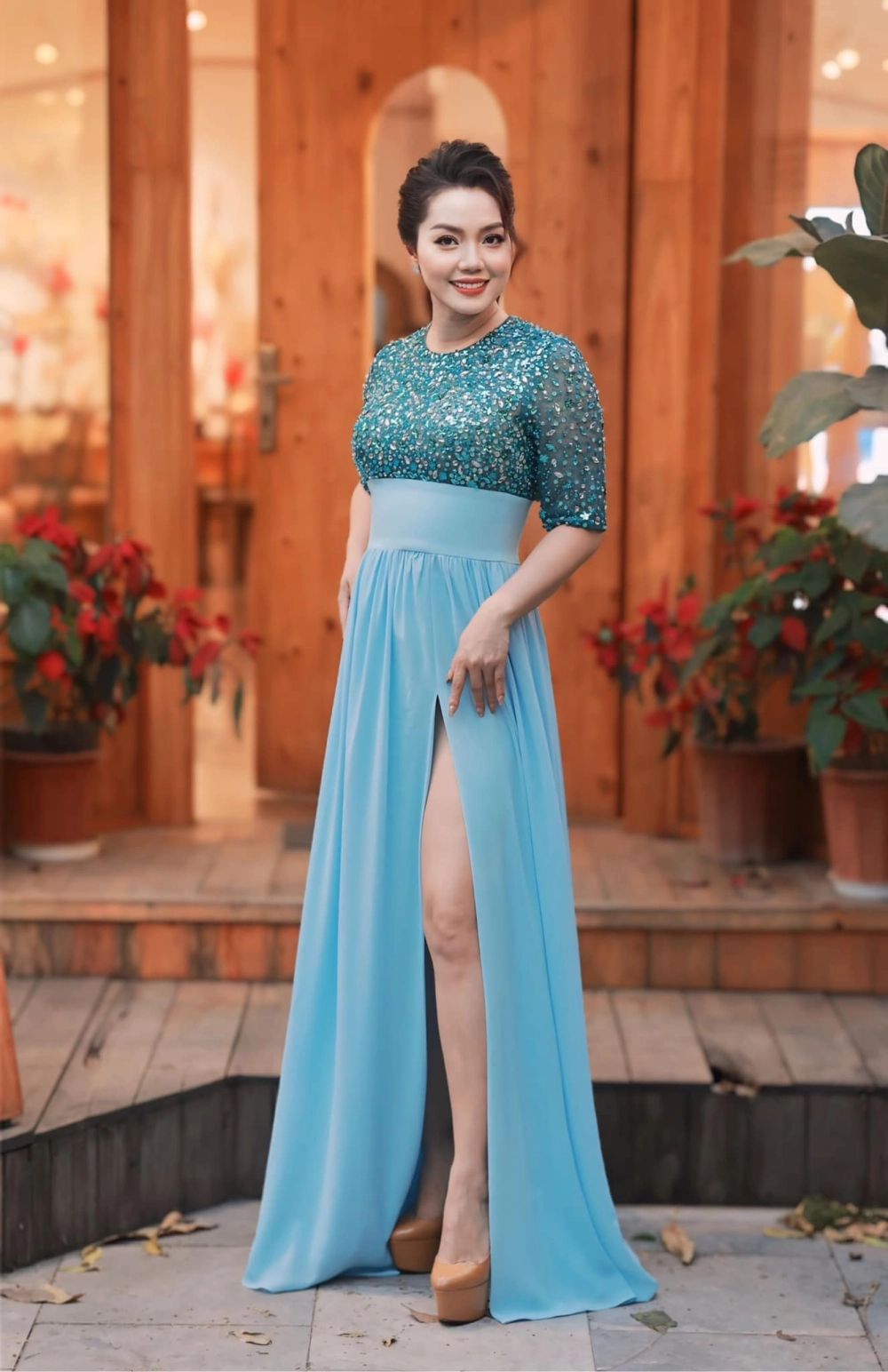 Phong thái quyến rũ đúng chất triệu đóa hoa hồng Nguyễn Ngọc Anh