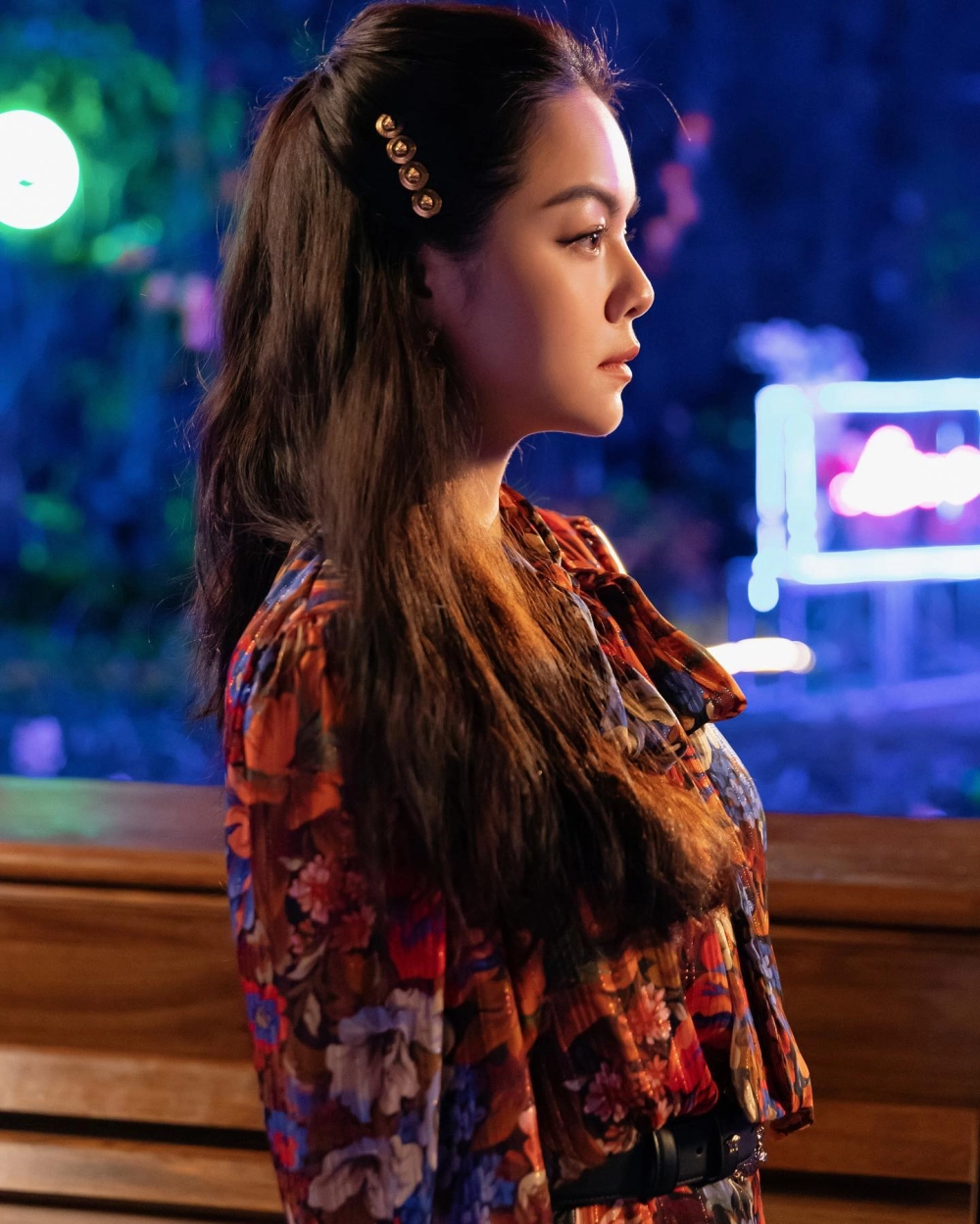 Tạo hình mới lạ khiến fan bất ngờ với vai ác Phạm Quỳnh Anh