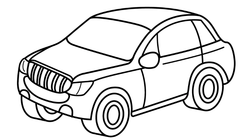 Khám phá tranh tô màu giao thông đường bộ bổ ích