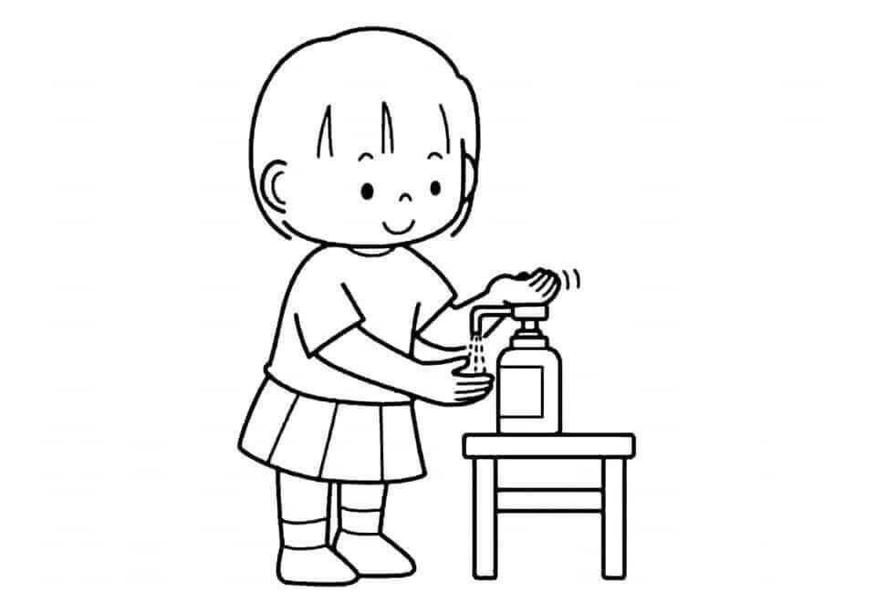 Bé dễ dàng sáng tạo với tranh chưa tô màu chủ đề bản thân